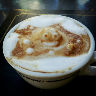 Illustration for article titled Geeky Caffè Latte Art Goes 3D, Continues To Blow Minds